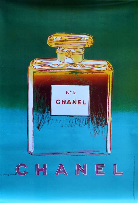 andy warhol chanel|chanel perfume no 5 drawing.